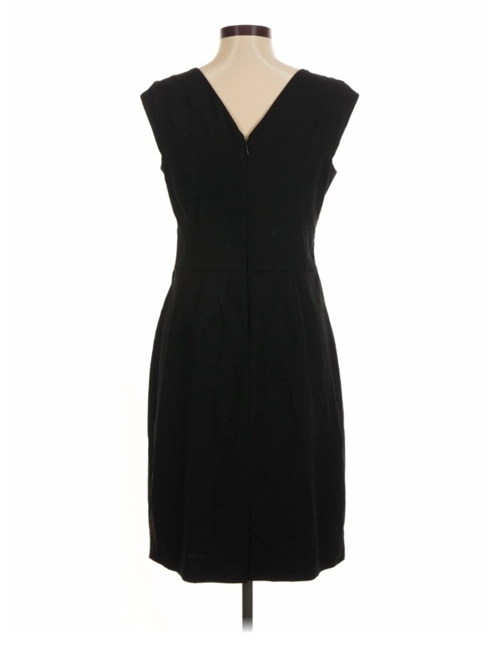 The Limited Black Collection Black Cap-Sleeve Pencil Dress Size 4 Tall